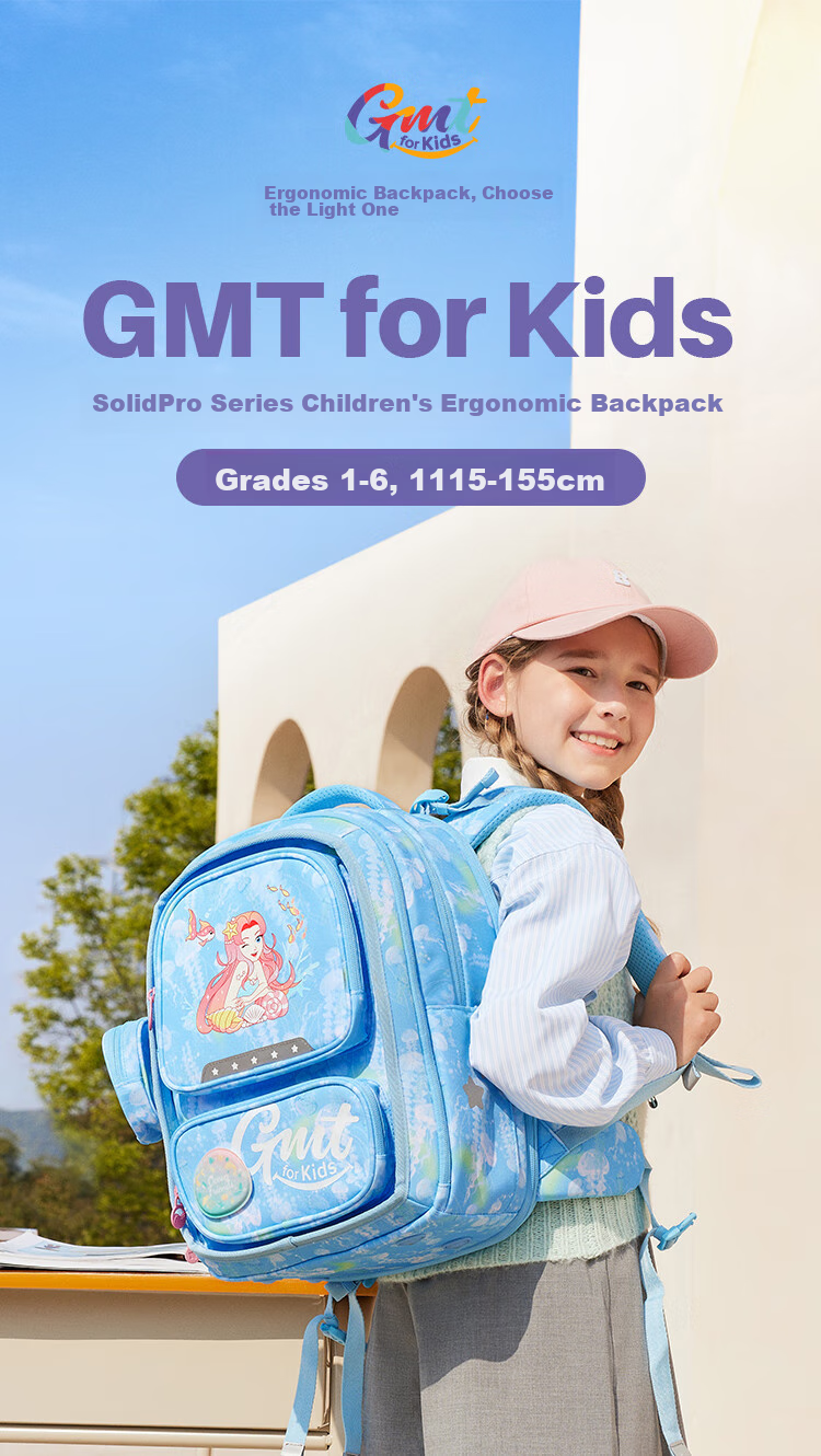 Gmt for Kids Backpack, Elementary School Student Shoulder Bag, Children's Ultra-Light Spine Protection And Load Reduction Gift, Expandable Backpack for Grades 1-6, Women Fish Desig 1