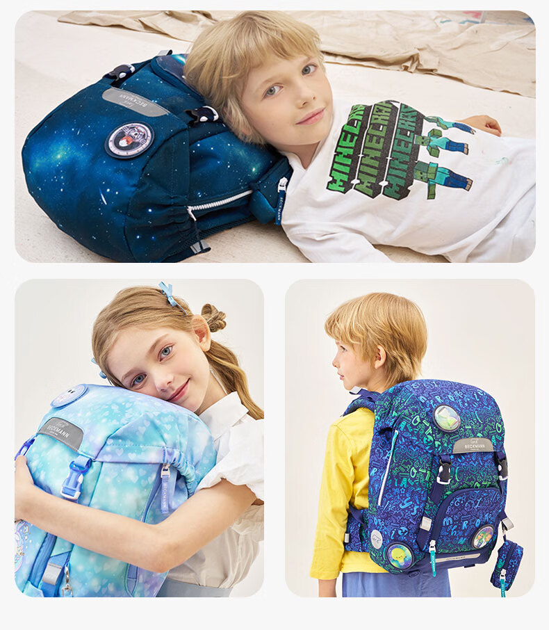 Beckmann Norwegian Primary School Student Spine Protection Large Capacity Backpack for Grades 1-3, Boys And Girls First to Third Grade Backpack 27