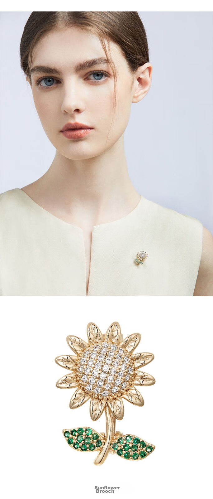 She's Light, Simple, Miniature, Exquisite, Anti-Exposure, Chest Pin, Niche Design, Jacket, Corsage, Birthday Gift 6