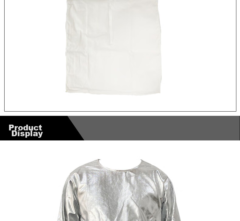 Shengfang High-Temperature Resistant Workwear, Fireproof And Heat-Resistant Apron, Aramid Reverse-Wear Coat, Insulating Flame-Retardant Protective Half-Body Suit 7