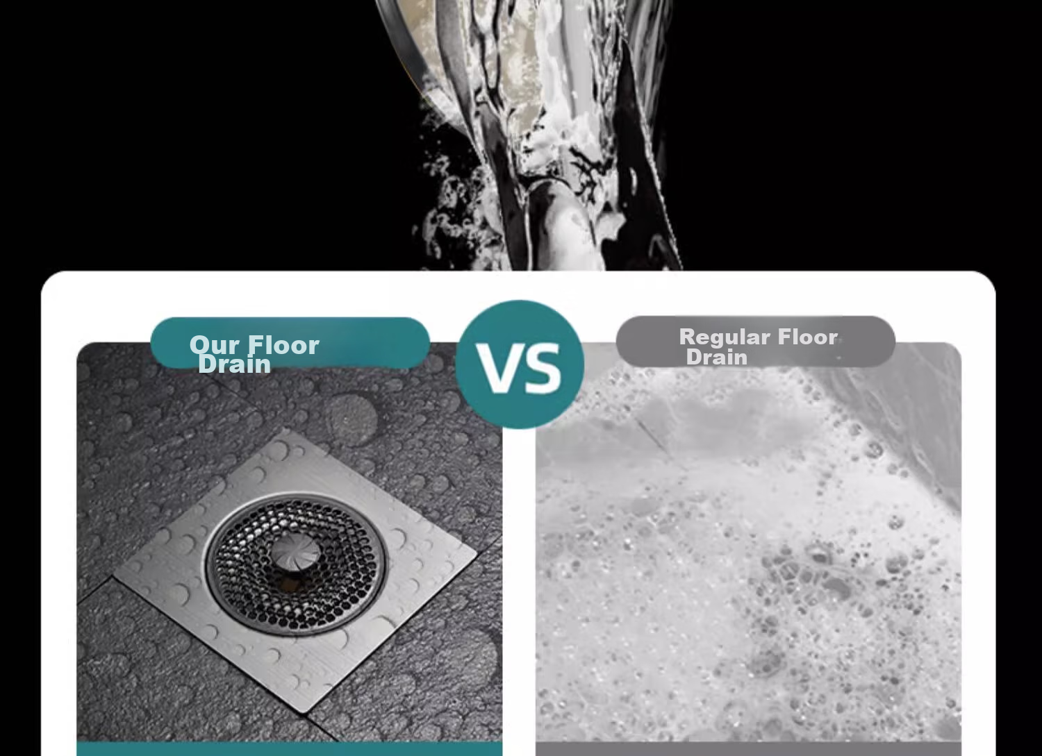 Pollock Drain Anti-Odor Core, Bathroom Drain Pipe, Sewer Anti-Odor Device, Insect And Odor Prevention Drain Core, DLXS 9