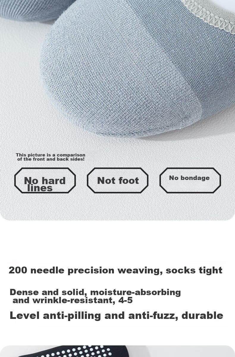 Ziyouxi Yoga Socks for Women, Professional Sports Non-Slip Anti-Pilling Short Tube Socks, Pilates Fitness Dance Seamless Boat Socks for Spring And Summer 13