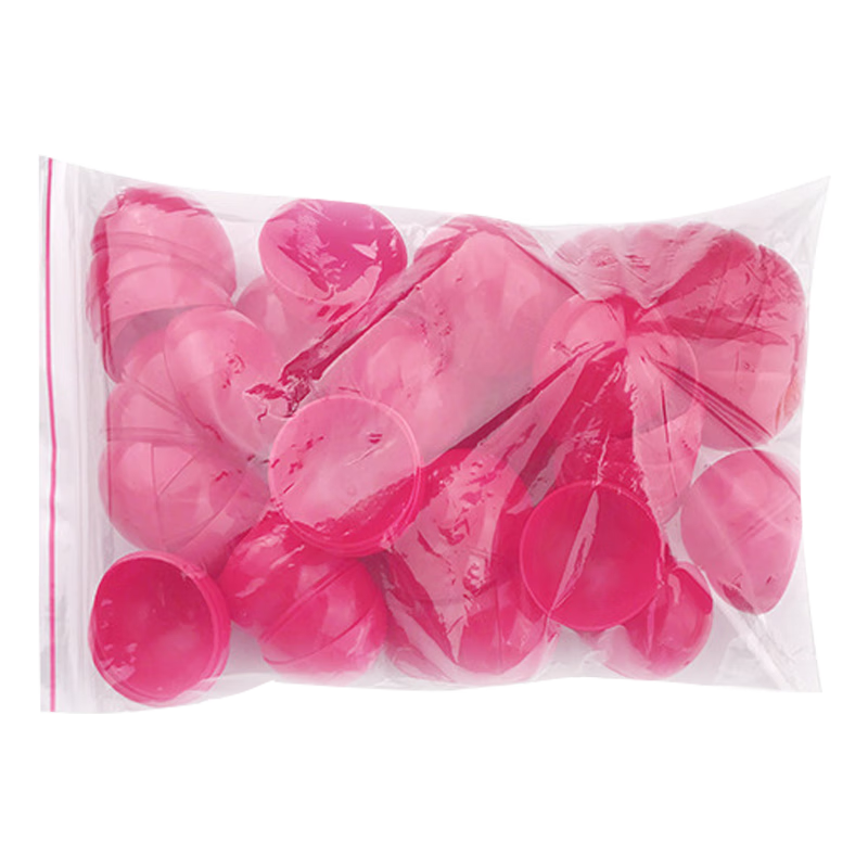 Siyicai 50 Pink Lottery Balls, Diameter 3.8cm, Prize Drawing Box, Open Ball, Annual Meeting Award Ceremony, Grand Opening, Wedding Ceremony Program, Lottery Supplies
