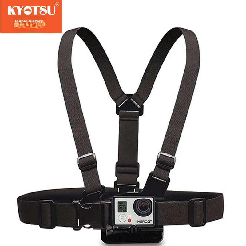 KYOTSU Chest Strap, Compatible with GoPro 13/12/11/10, DJI Pocket 4P/4/3/Action 6/5 Pro And Other Action Cameras, Universal Chest Mount Accessory, Front Fixed Shoulder Strap