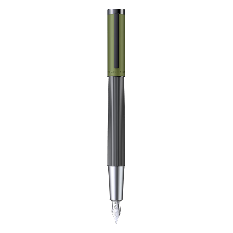 Bernard Shaw Mid-Autumn Festival And National Day Gift Fountain Pen High-End Luxury [Lighthouse] Olive Green Single Pen Gift Box High-End Business Office Signature Pen Gift
