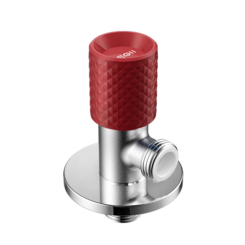 HEGII Angle Valve, Thickened Copper Alloy Household Triangular Valve, Toilet Stop Valve, Hot And Cold Water Healthy Angle Valve HMA916-H