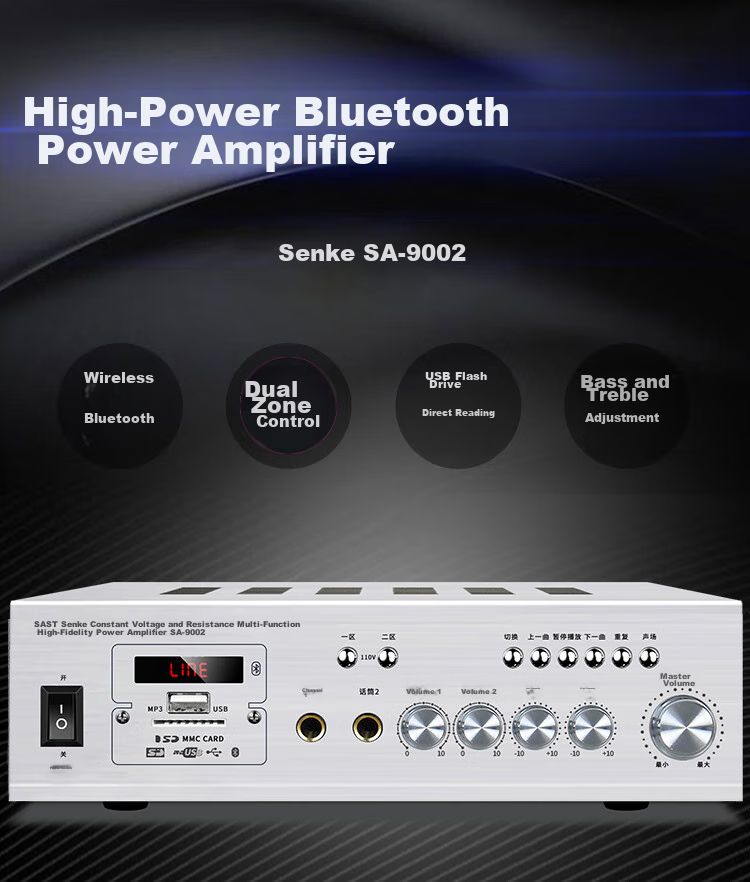 SAST 5-Inch Ceiling Speaker Set, Bluetooth Constant Voltage Amplifier, Recessed Suspended Ceiling Speakers, Commercial Use for Shops And Meetings, Public Address System, Background Music, Home And Living Room Speaker Combinatio 3