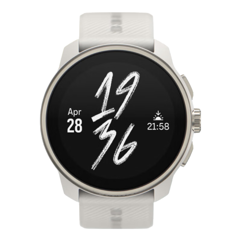 SUUNTO RACE S Lightweight Outdoor Training Wristwatch, Professional Running Sports Smartwatch Birthday Gift, Shale White