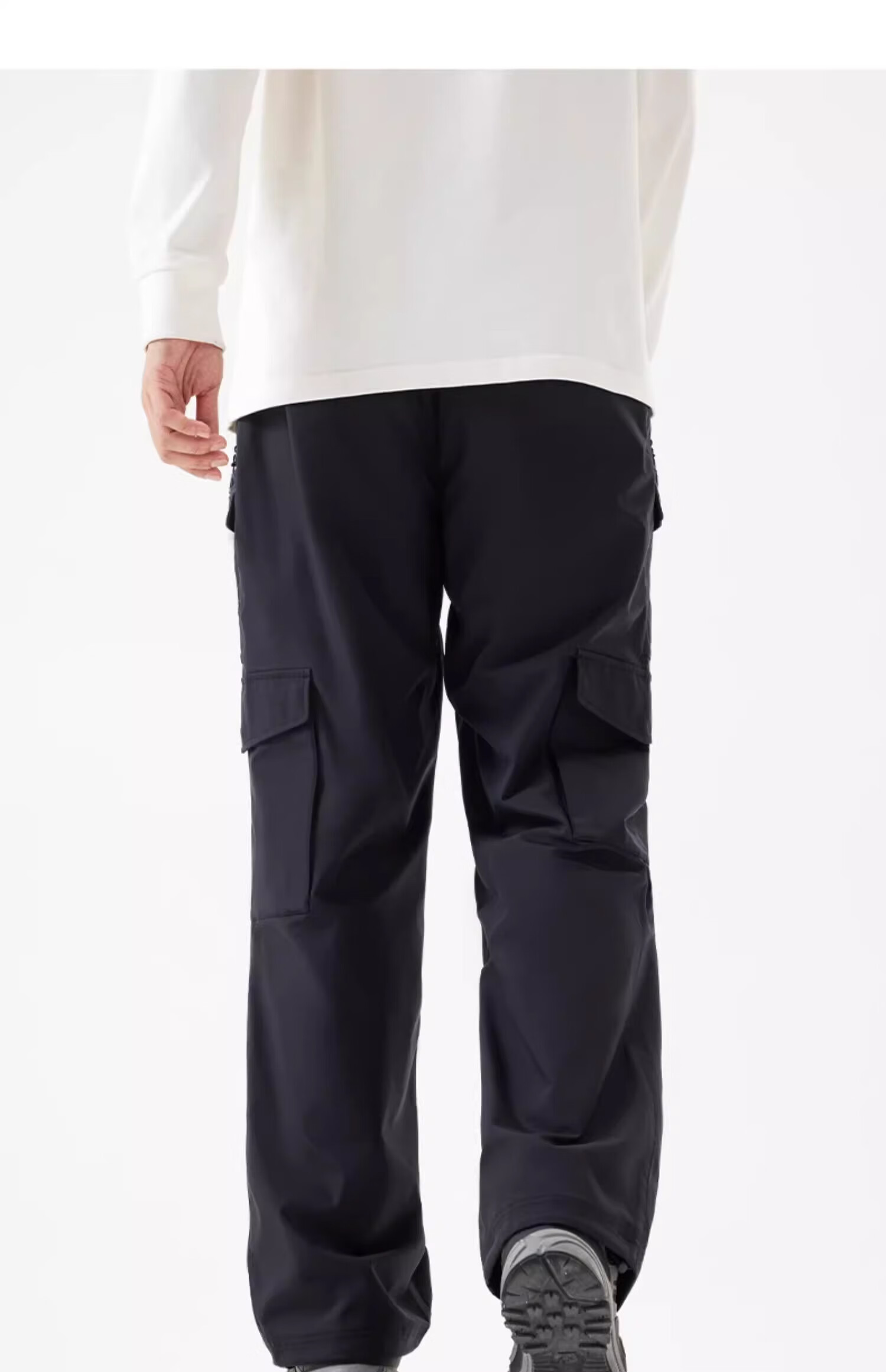 CAMEL [Wang Junkai Style] Men's Wide Straight Leg Fleece-Lined Outdoor Functional Cargo Casual Pants 8803 25