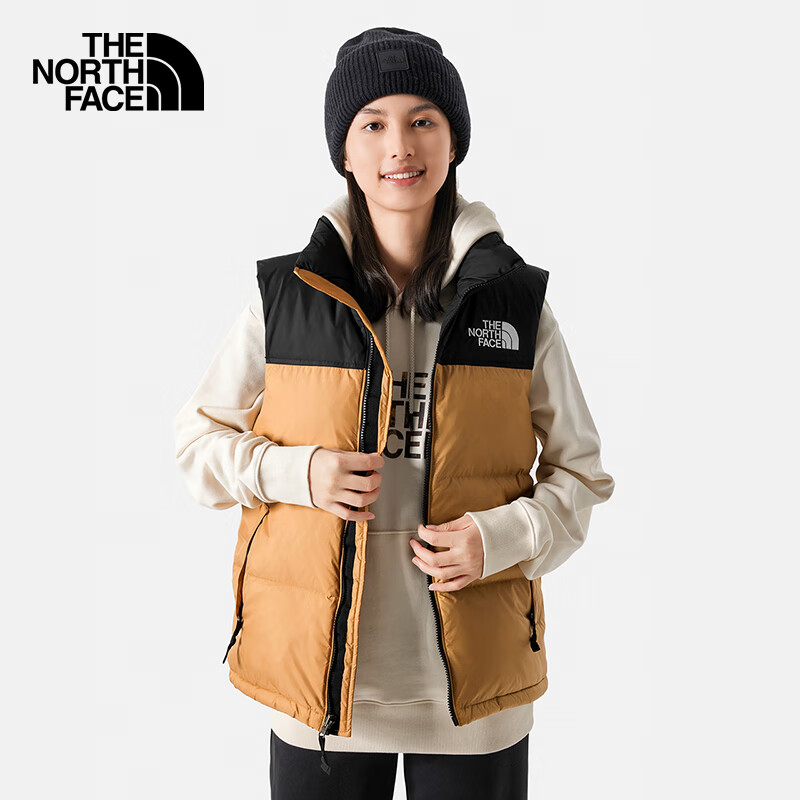 The North Face 1996 Nuptse down Vest Classic ICON down Jacket 3JQQ I0J/Khaki Color L