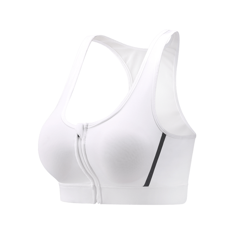 CAMEL Sports Bra for Women, Running Yoga Fitness Outer Wear Vest Bra J0S1QL9905 Pure White XXL