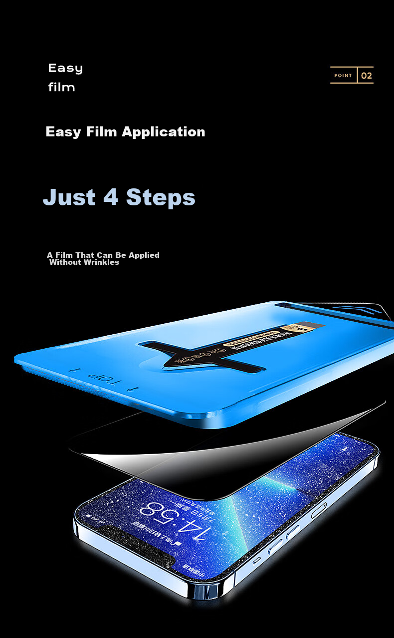 Mofajiang Privacy Tempered Glass Screen Protector for iPhone 17, Full Screen, 2025 New, High Definition, Anti-Peeping, Ultra Smooth, 1 Piece 3