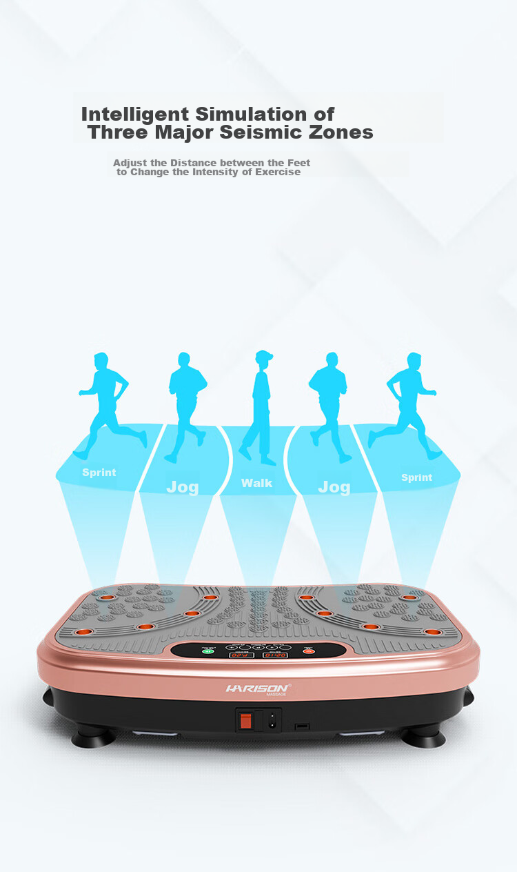 HARISON Fat-Burning Shaker Machine, Lazy Person's Aerobic Exercise Shaker, Multifunctional Vibrating Machine, Fitness Equipment HR-341 25