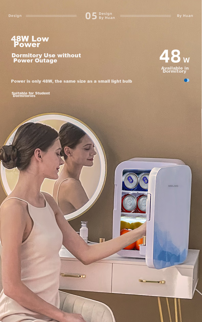 MeiLing Car Refrigerator, 10L Mini Fridge, Office Cooler, Home Dorm Insulated Box, Cooling And Heating Box [2026 New Model] 12