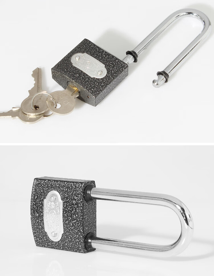 BLOSSOM Long Shackle Padlock, Door Lock, Warehouse Cabinet Lock, Indoor And Outdoor Universal Lock, 38MM, Anti-Theft Window Lock, 1338L 12