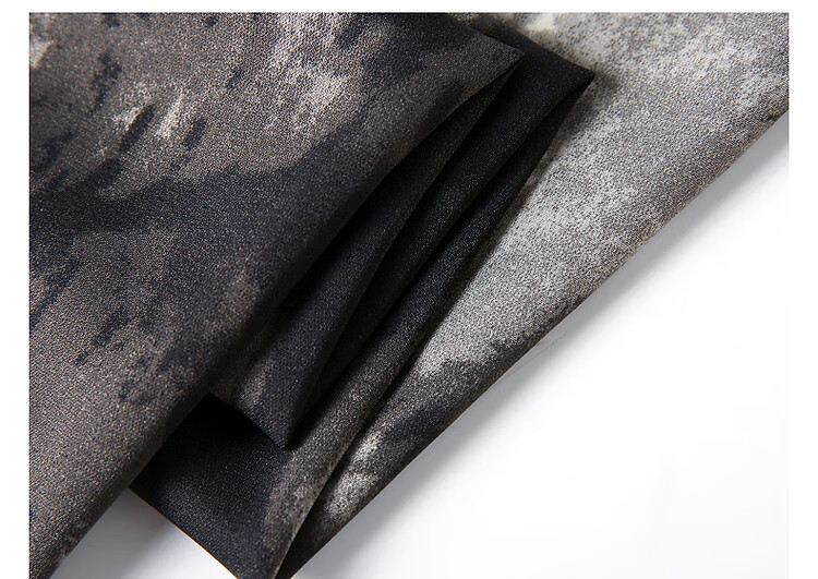 Dme [National Style Ink Painting Impression] Summer Cool, Smooth, Flowing, Thin, Comfortable, Elastic Waist, Slimming, Concealing, Casual Pants 14