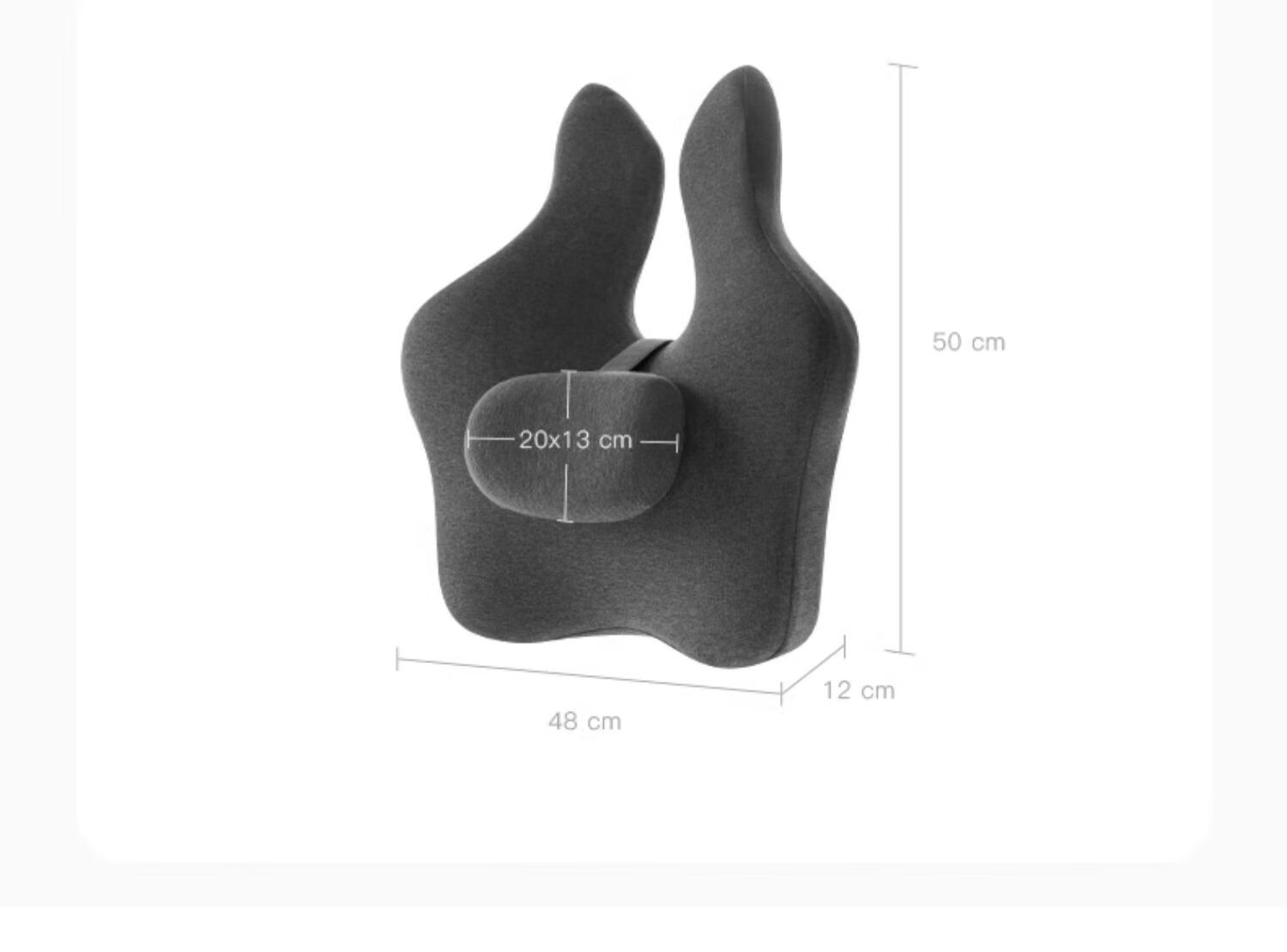 CHECA GOODS Lumbar Support Cushion for Office And Car Seats, Back Support Pad, Waist Pillow, Chair Backrest Cushio 21