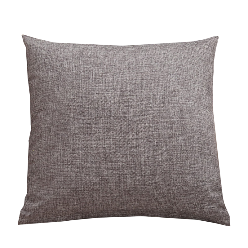 Grace Throw Pillow, Solid Color Cushion, Office Lumbar Support Pillow, Bed Headboard Car Backrest, Removable And Washable, 45*45cm, Dark Gray