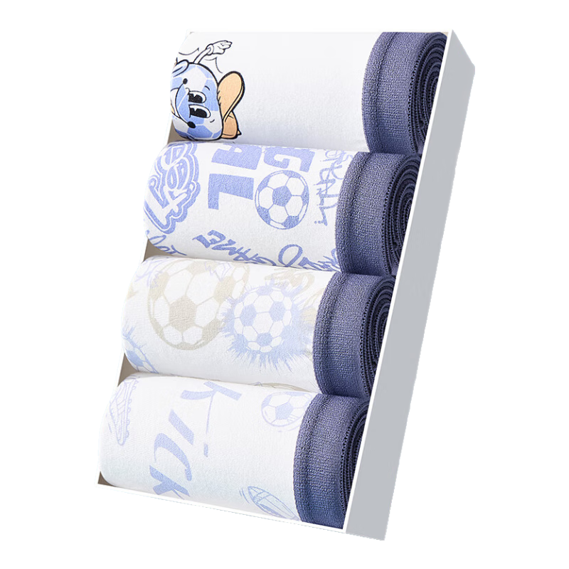 LangSha Children's Underwear, Boys' Youth Pure Cotton Antibacterial Underwear, Puberty Student Shorts And Boxer Briefs for Middle And High School Students