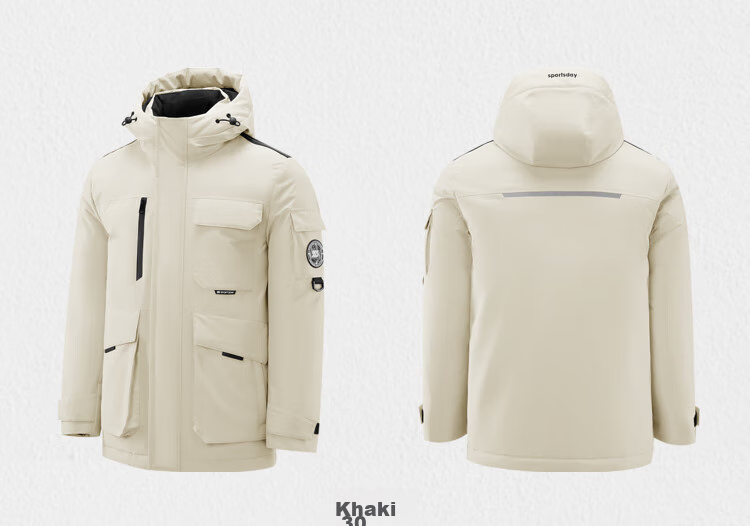 HLA Men's Down Jacket 25SPORTSDAY Sports Comfortable Hooded Coat Winter 20