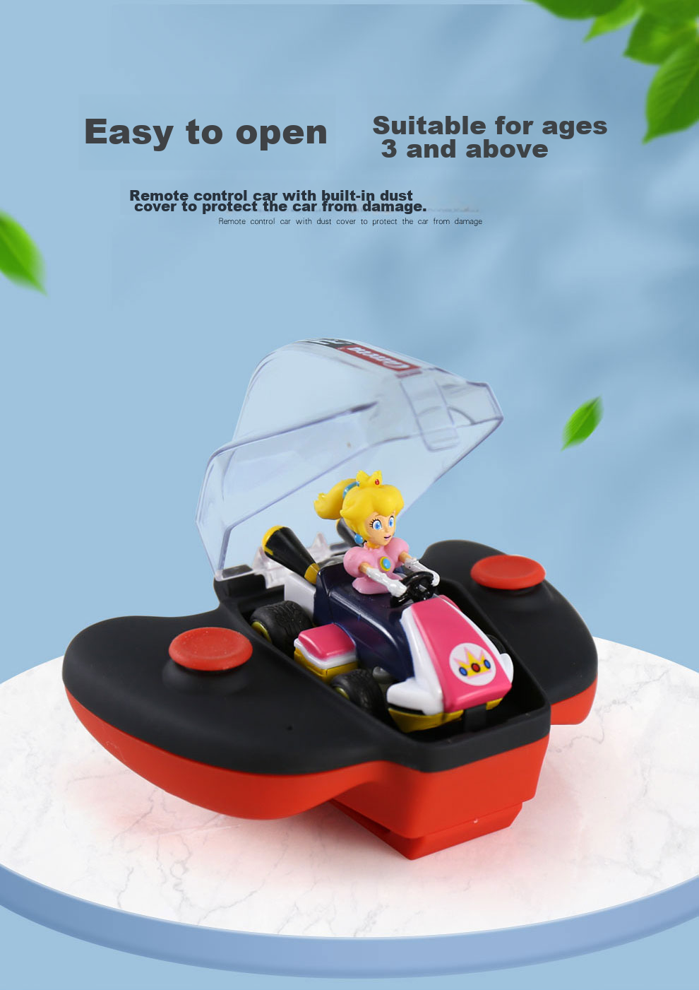 Carrera Remote Control Car, Mario Mini Wireless Drift Electric Toy Car, Birthday Gift for Boys 4