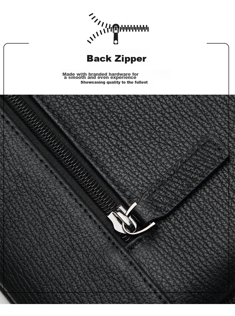 CROCODILE Top-Grain Leather Shark Pattern Shoulder Bag, Men's Business Crossbody Bag, Gift for Boyfriend XT2119 7