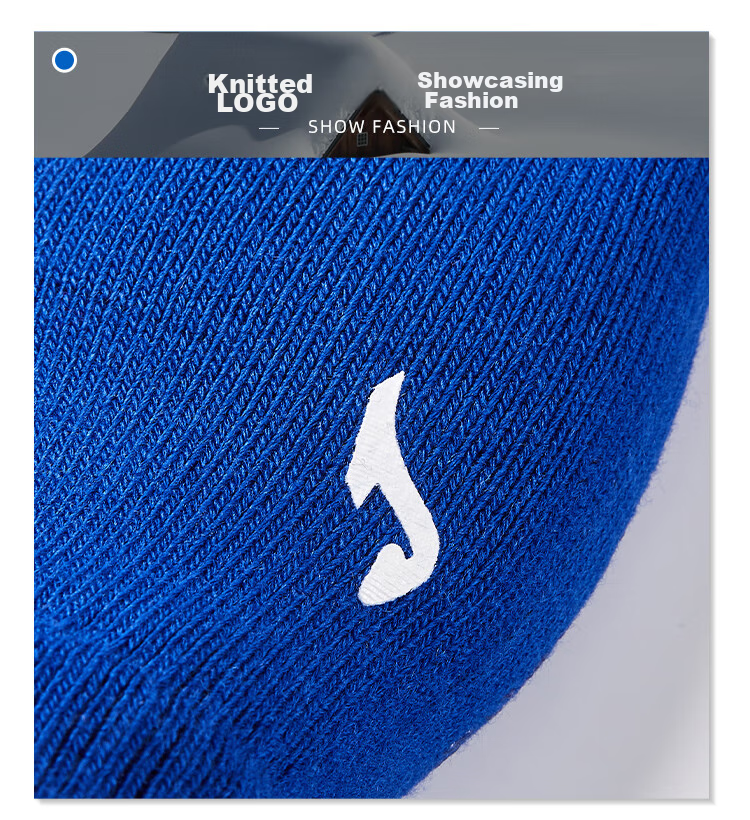 JOMA Warm Gloves for Men, Women And Children, Autumn And Winter Knitted Running Cycling Frisbee Touchscreen Gloves, Royal Blue, Children's 17cm 4