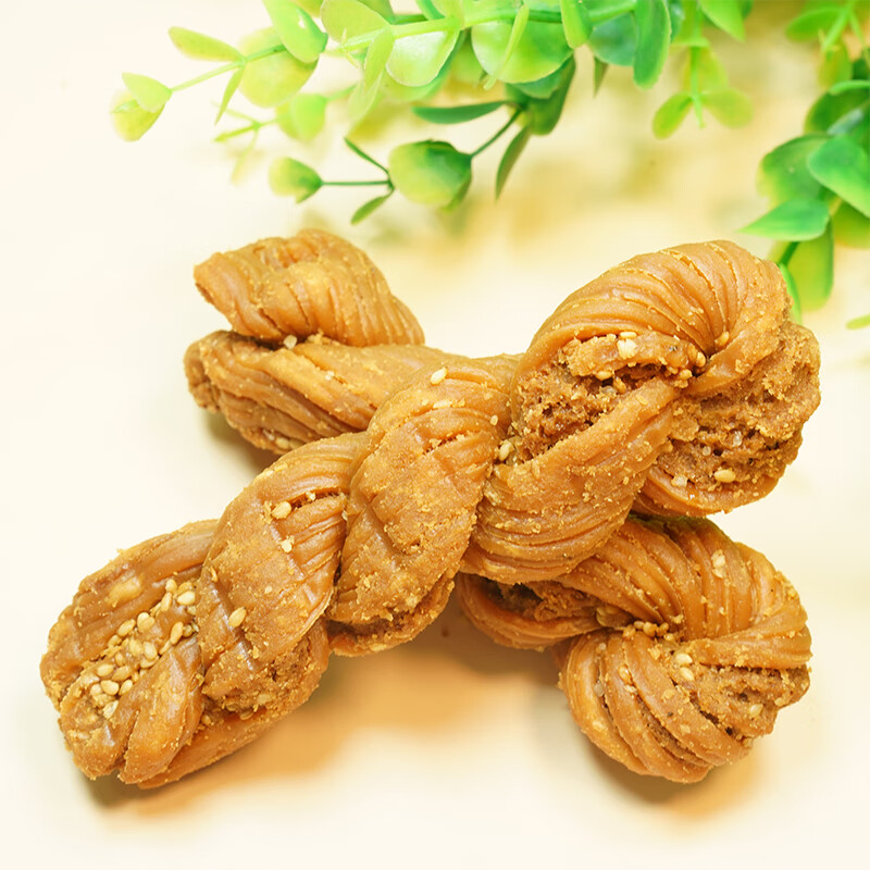 津顺祥 天津特产夹馅大麻花（椒盐味）400g/袋