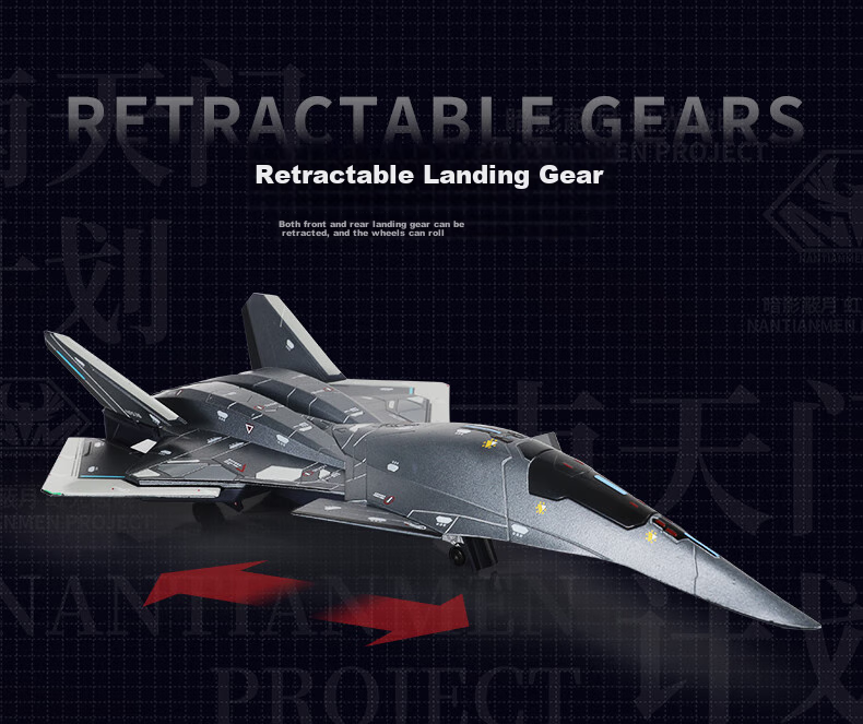 Kaidiwei 1:50 White Emperor Sky Battle Aircraft Alloy Model, Nantianmen Plan Realistic Fighter Jet, New Year Gift, Authentic Product 9