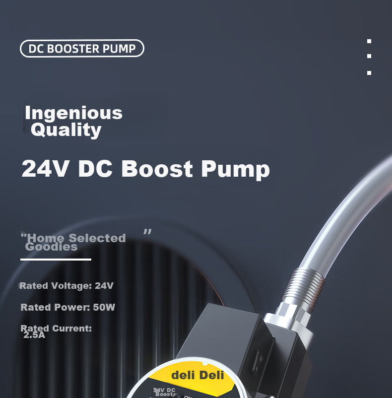 Deli Fully Automatic Booster Pump for Home Use, Tap Water And Water Heater Pressure Boosting, Water Pump, DC Pump, 75W Water Pump 5