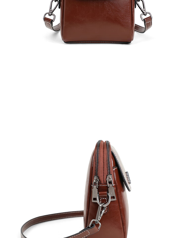 C.BANNER Leather Handbag for Women, Crossbody Bag, Fashionable Commuter Shoulder Bag, Light Luxury Brand Birthday Gift for Girlfriend on May 20 9