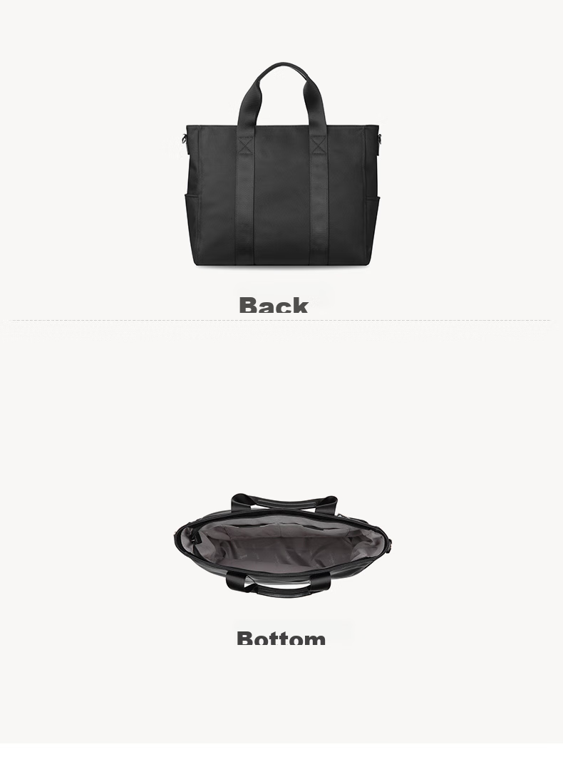 Xinxiuli Men's Briefcase, 14-Inch Laptop Nylon Handbag, Business Travel Bag, Birthday Gift, TN6 9