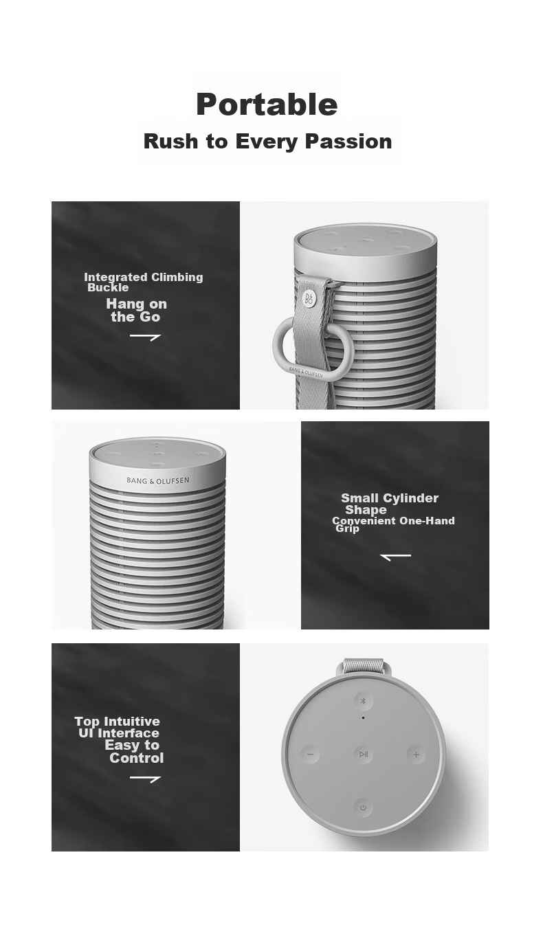 B&O Beosound Explore Wireless Bluetooth Speaker, Portable B&O Audio Mini Waterproof Sports Personal Speaker, Misty Gray, Holiday Gift [Gong Jun Endorsement] 12