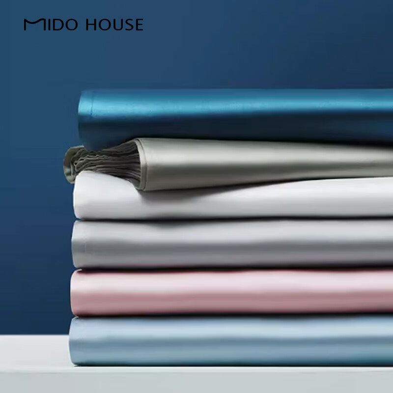 Наматрасник MIDO HOUSE Mingdu, 100% хлопок, размер 150x200 см, цвет Облачный морозный розовый