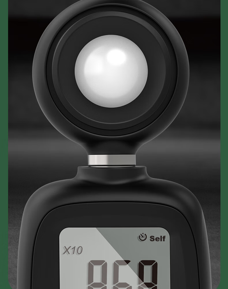 Deli Integrated Illuminance Meter, Home Light Meter, High-Precision Lumen Tester, Brightness Meter, Illuminance Tester 8