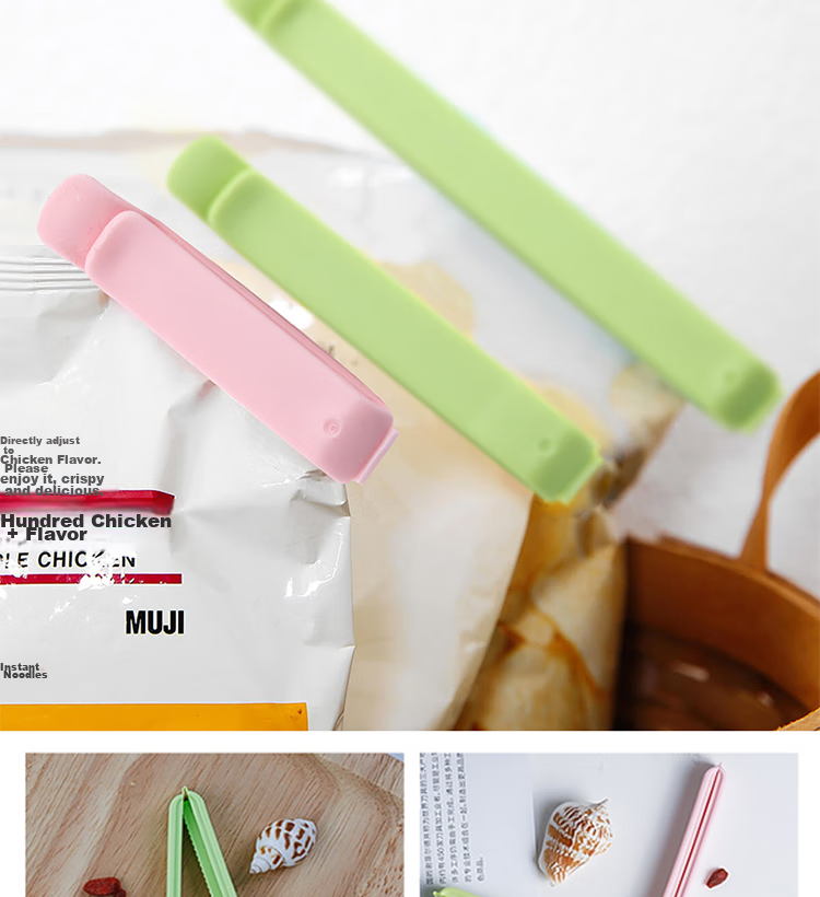 CHAHUA Food Sealing Clips, Food Sealing Clips, Moisture-Proof Clips, Large Size 3, Medium Size 4, Small Size 5, Combination Pack 6