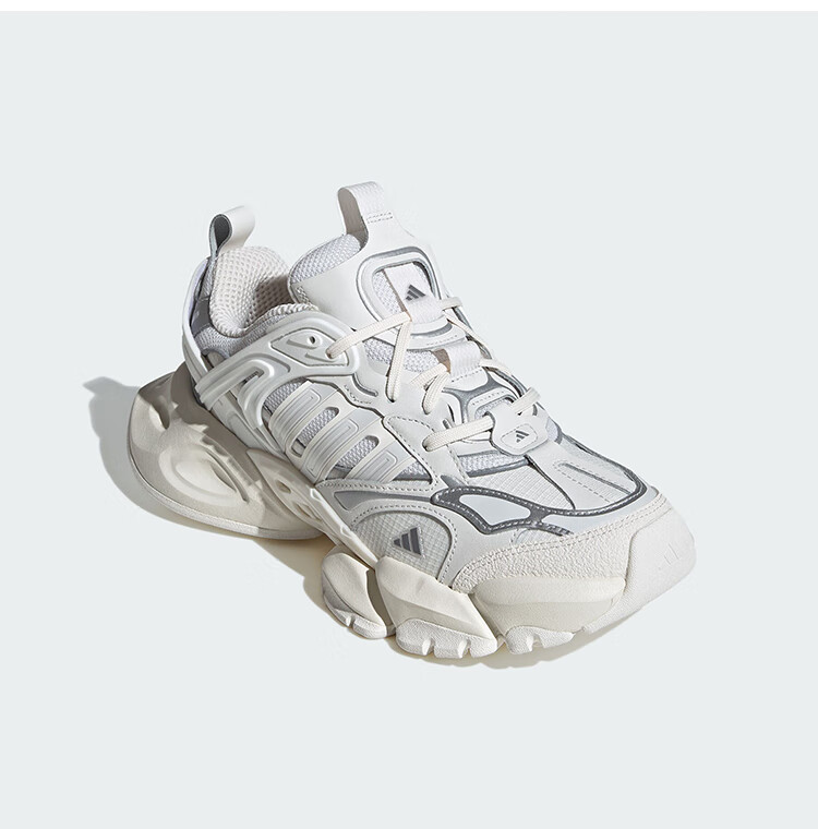 Adidas XLG RUNNER DELUXE Lightweight Armor Shoes Thick-Soled Running Shoes, Bright White, Size 42 3