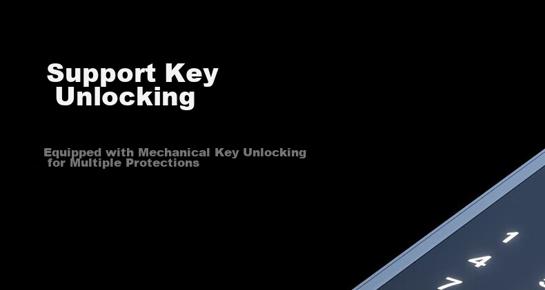 Deli Glass Door Lock, Smart Lock for Glass Doors, Fingerprint Lock, Password Lock, Access Control Machine, Attendance Machine, Integrated Office Glass Door Lock, Mini-Program Management AL120 17