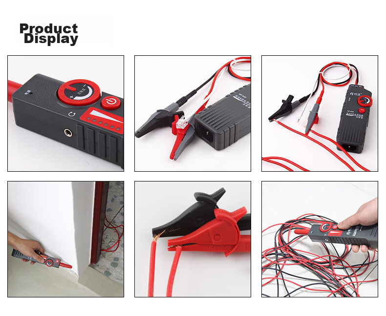 Jingmingshu NF-822 Cable Tracker, High-Sensitivity Anti-Interference Wire Detector for Wall Cables, Can Locate Hidden Power Cables 5