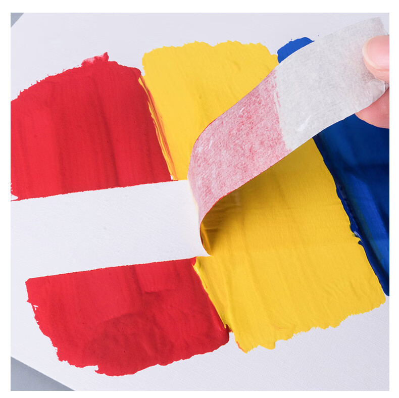 Sitoo Masking Tape And Paper Tape, Dot Painting Tool for Art And Craft Color Separation, Renovation Masking Tape, Paint Protection Sticker, Seamless Adhesive Film, 20mm*20y4 Rolls 10