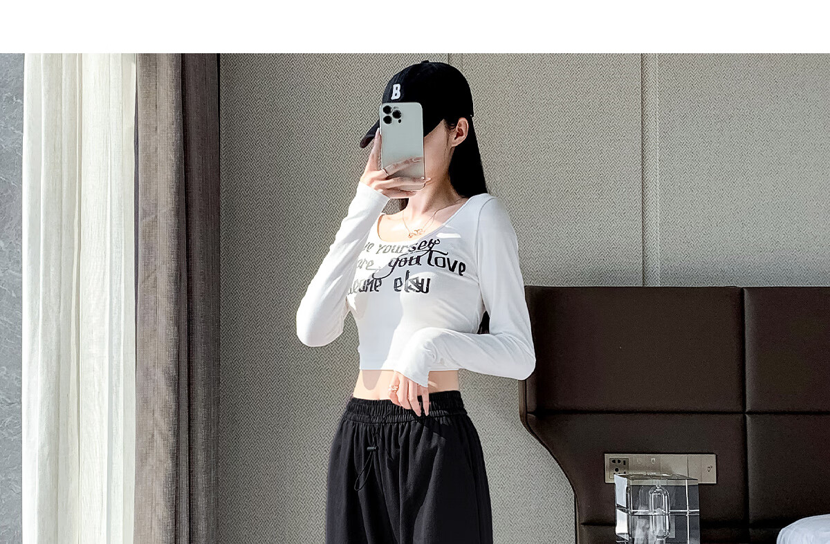 Halo Queen Women's Casual Pants, American-Style Breathable Loose Cargo Pants, High-Waisted Draping Parachute Pants H13KK2711 19