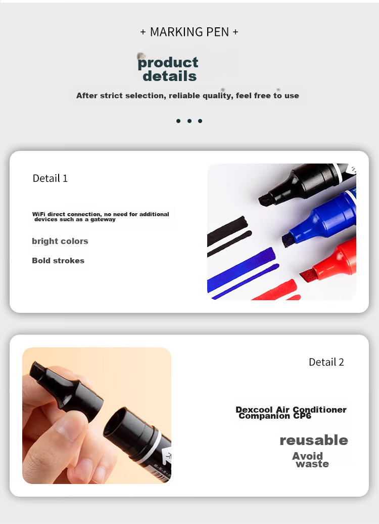 ZEBRA Double-Ended Marker Pen, Oil-Based Marker, Logistics Chalk Pen, Signature Marker, MO-150, Light Green, Single Pe 8