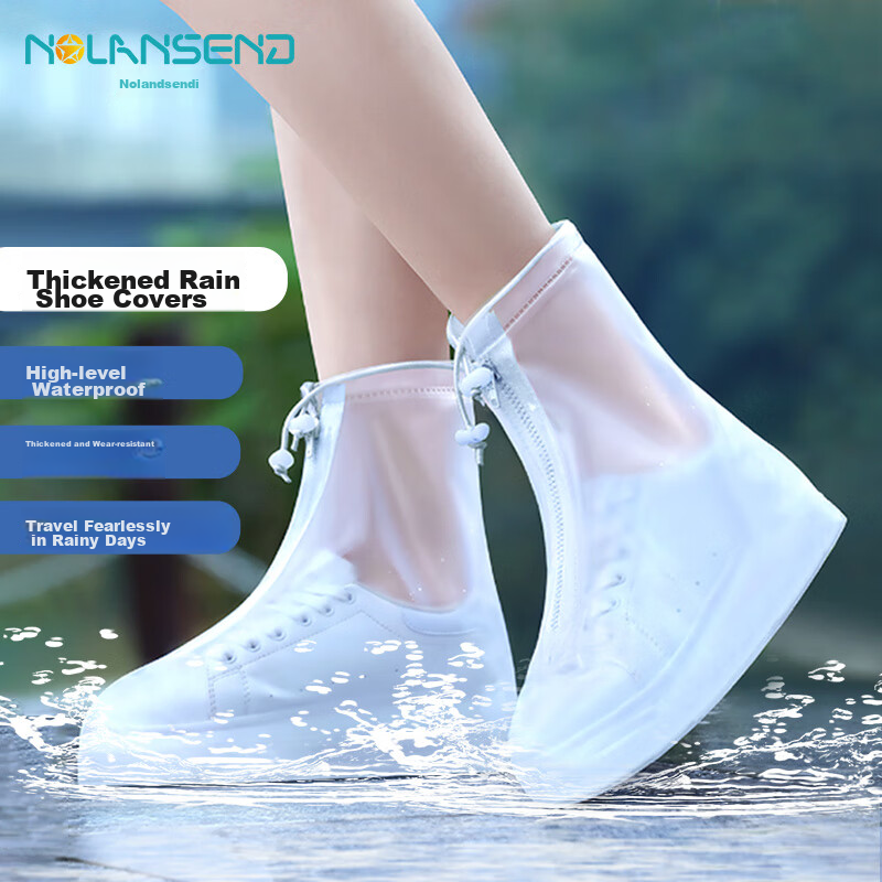 Чехлы для унитаза NOLANSEND, водонепроницаемые, многоразовые, прозрачные, XXL (43-44)