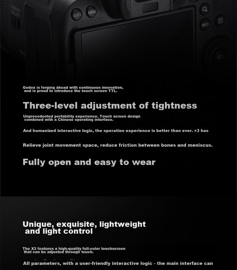 Godox Godox X3-C Canon Wireless Flash Trigger TTL Auto Metering High-Speed Sync Lithium Battery Outdoor Photography Touchscreen Control 2