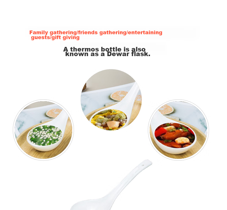 Sky Top Large Ceramic Soup Ladle Rice Spoon Dinner Spoon Bone China Pure White Household Tableware Maguo 1 Piece Set 13