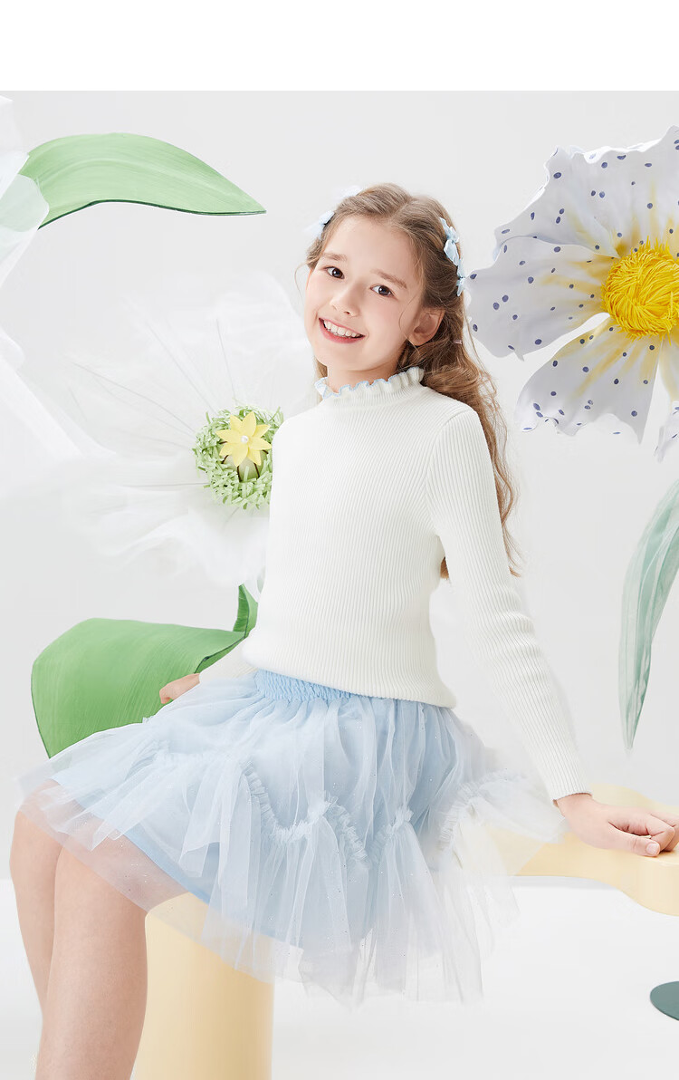 BALABALA Balaone Kids Sweater Boys 2025 Spring Autumn Knitwear Girls Parent-Child Pullover 208325103201 13