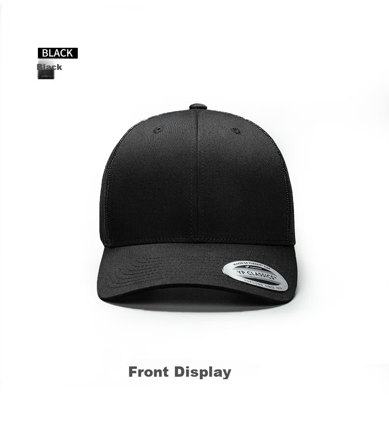 FLEXFIT Men's Mesh Baseball Cap, Spring And Summer Sun Protection Hat, Adjustable Truck Driver Visor Cap, One Size Fits All 15