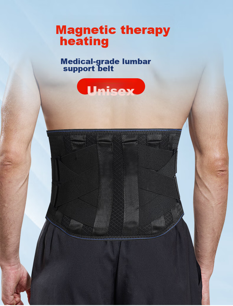 NAILEKESI N Medical Waist Support Belt with Steel Strips, Self-Heating Abdominal Belt, Lumbar Disc Herniation, Lumbar Muscle Strain, Post-Surgery Rehabilitation Waist Brace 1