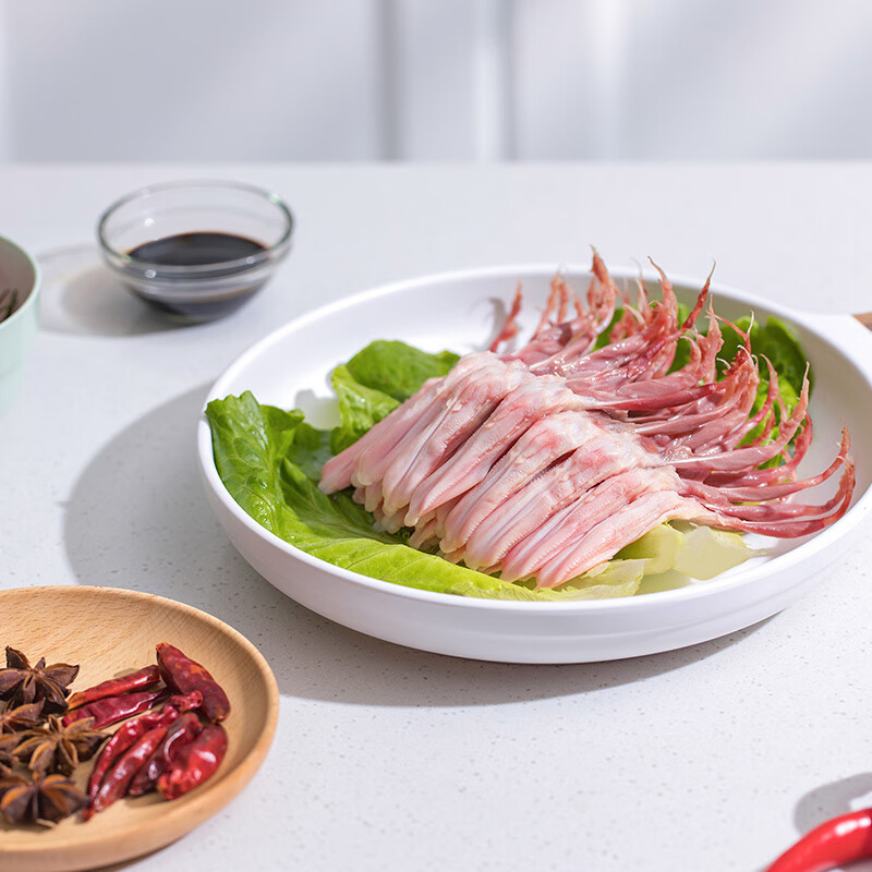 华英（HUAYING）精切樱桃谷鸭鸭舌260g 冷冻生酱卤鸭卤煮食材烧烤食材