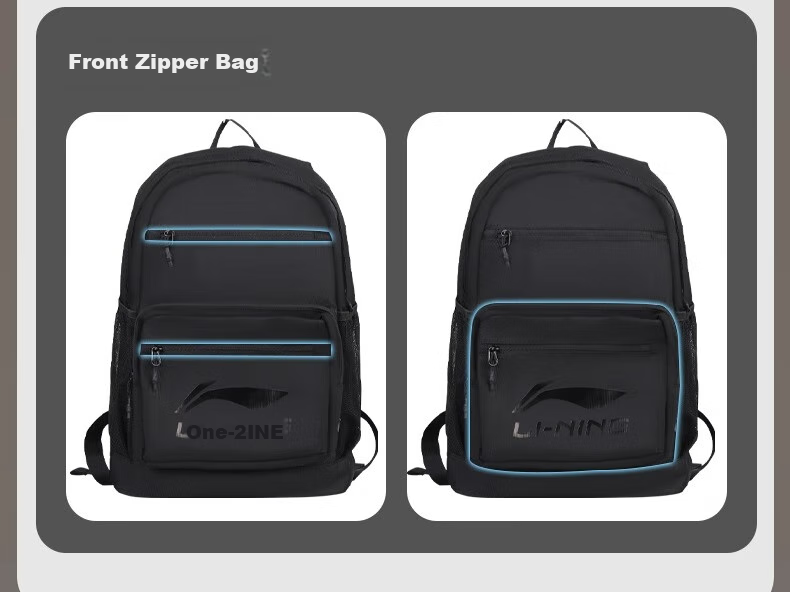 Li-Ning Backpack, Unisex School Bag with Large Capacity, for Middle And High School Students, College Students, Men's Laptop Sports Travel Bag 9